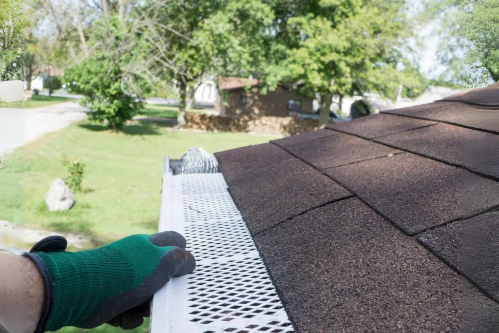 eavestrough leaf guard systems