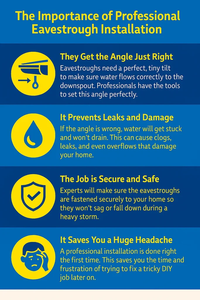 Importance of cleaning eavestrough