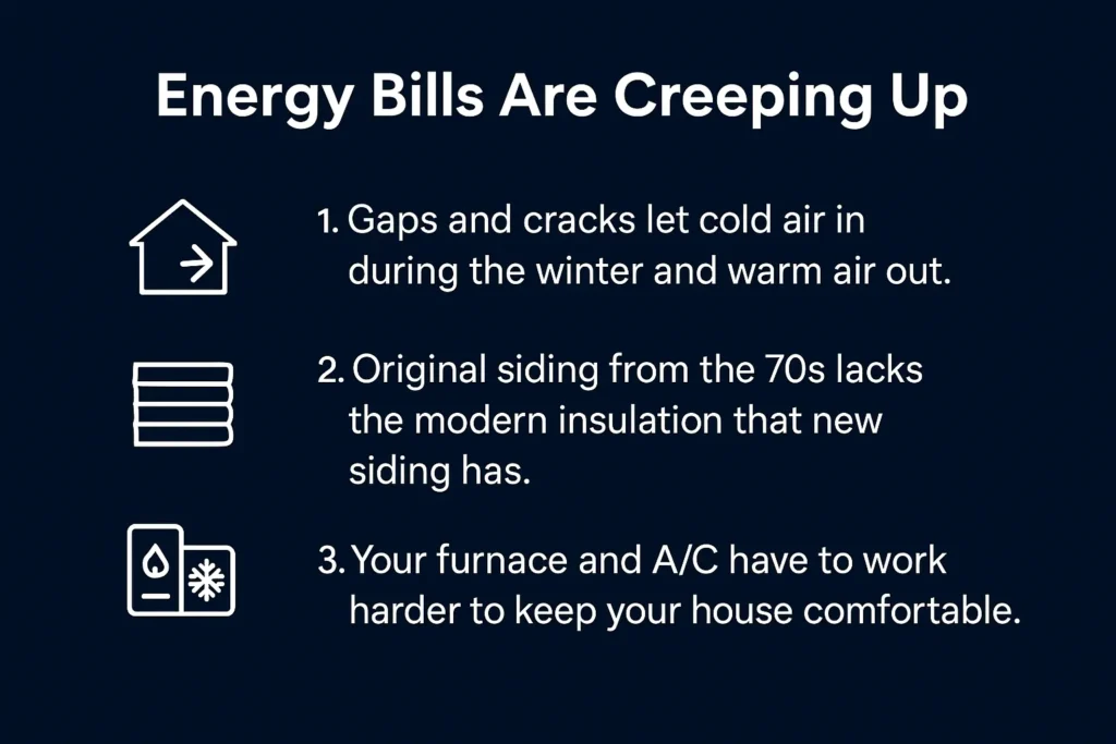 signs of failing siding